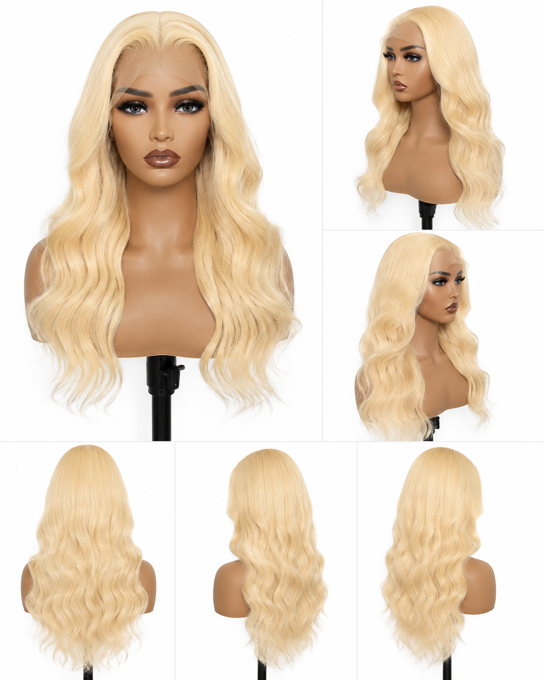 613 Blonde Lace Frontal Wig | 13x4 Transparent Lace | Body Wave