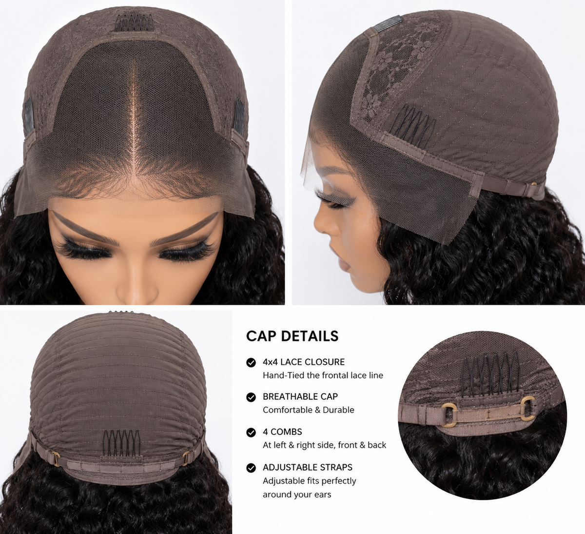 Italian Curly Wig | Deep Curl Lace Front