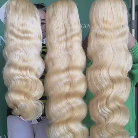 613 Blonde Lace Frontal Wig | 13x4 Transparent Lace | Body Wave